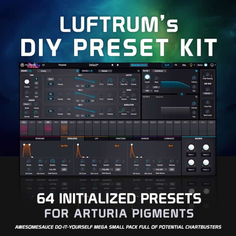 Do it yourself Preset Kit for Arturia Pigments 2