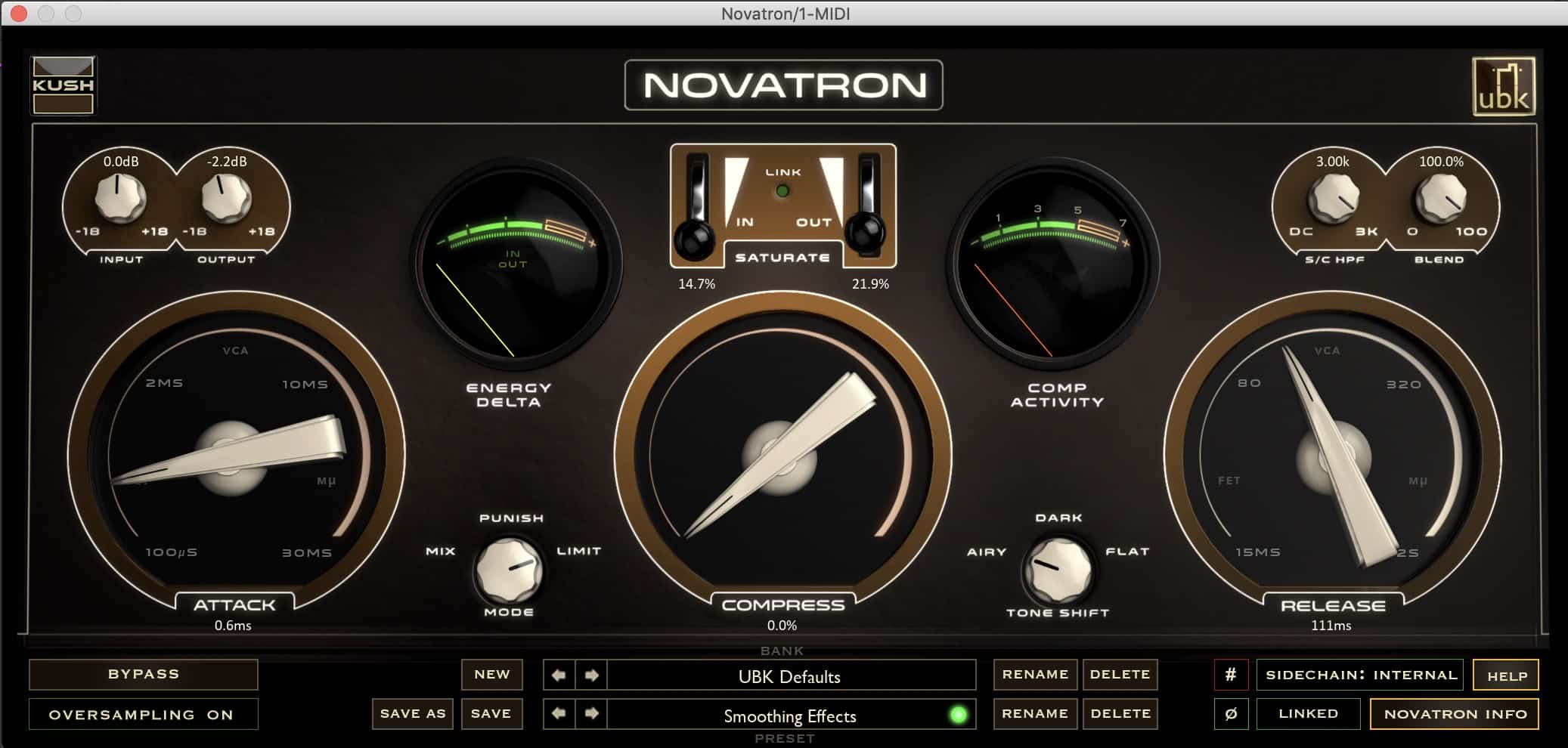 Novatron VERSION 1.0.11 is HERE Sweetest Lush and Classic Vibe Compressor by The House of Kush