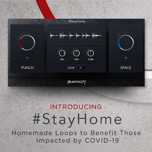 Heavyocity Introduces #StayHome. Homemade Loops to Benefit those Impacted by COVID-19 43 StayHome Facebook Post Launch