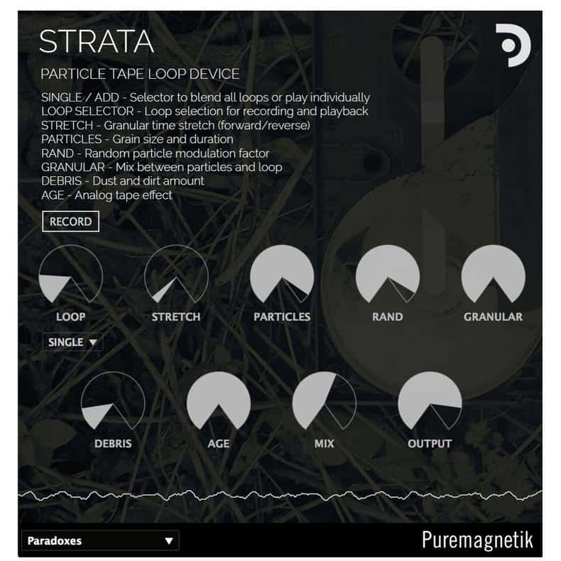 Strata-Particle-Tape-Loop-Device
