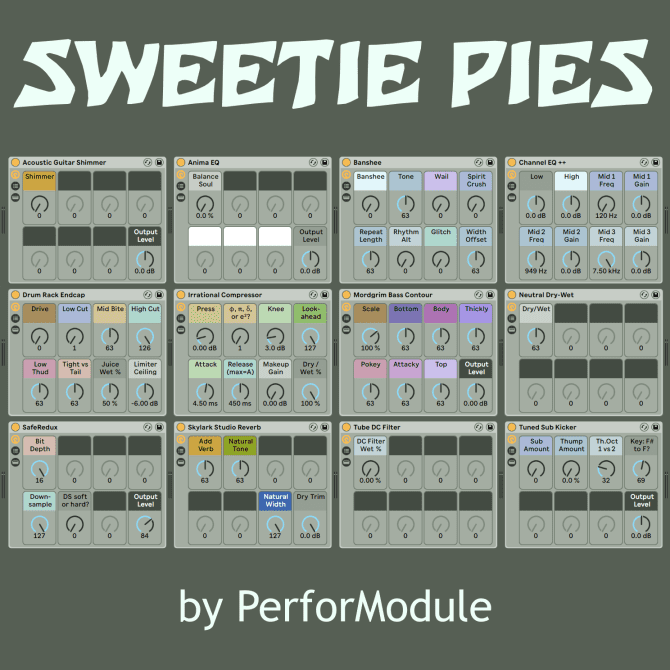PerforModule Releases Social Isolation Freebie: “Secret Weapon” Racks 3 sweetie pies 1