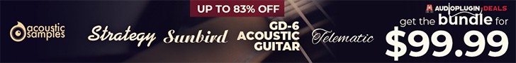 4 in 1 Guitar Bundle by AcousticSamples 728x90 1
