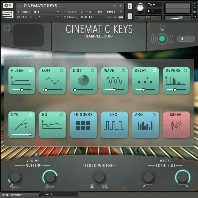 Cinematic Keys by Sample Logic UI