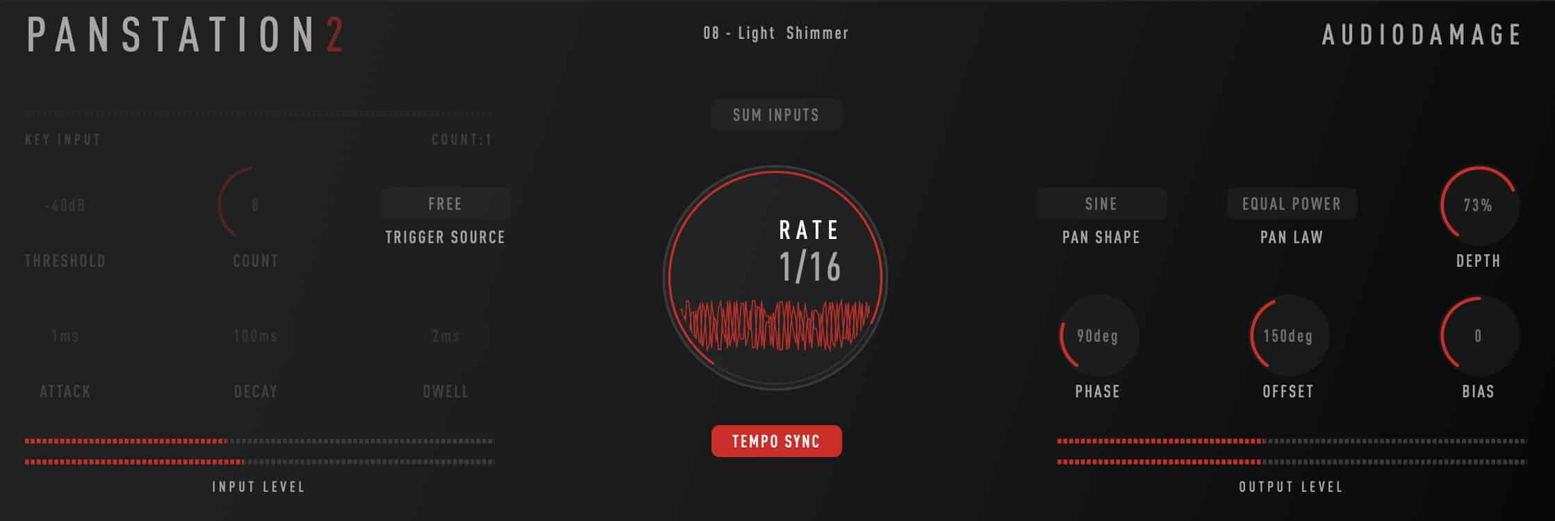Audio Damage Updates PANSTATION 2 to V2.0.6 52 Panstation 2 UI