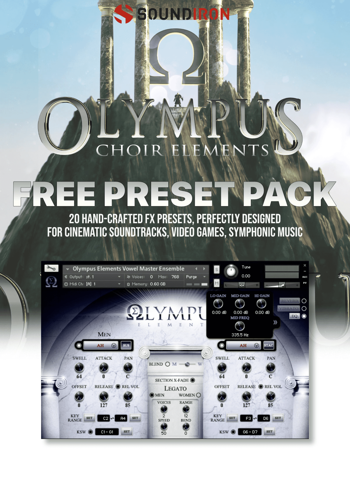 Soundiron  Releases Olympus Choir Elements Preset Pack