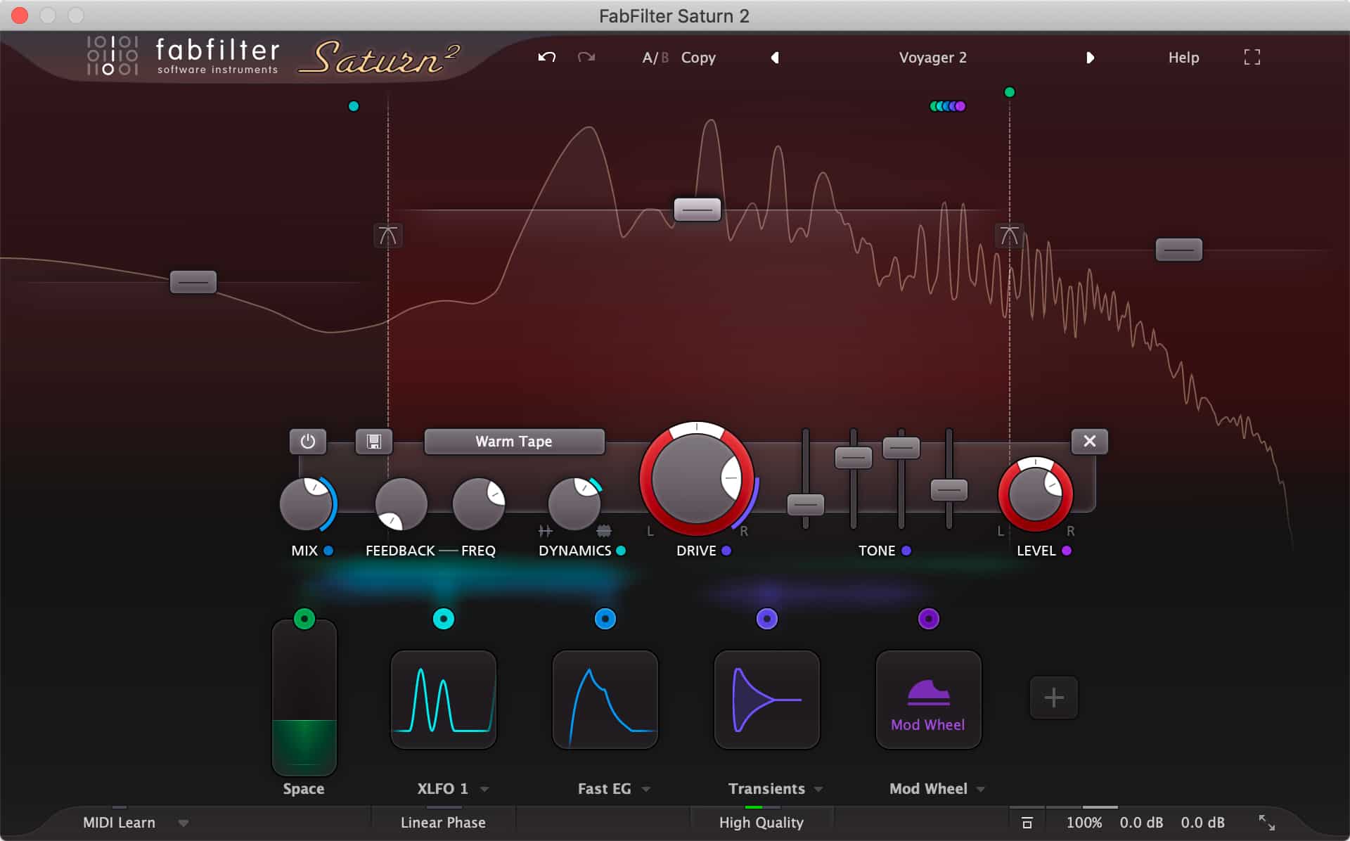 FabFilter Releases FabFilter Saturn 2 – a Multiband Distortion and Saturation Effect