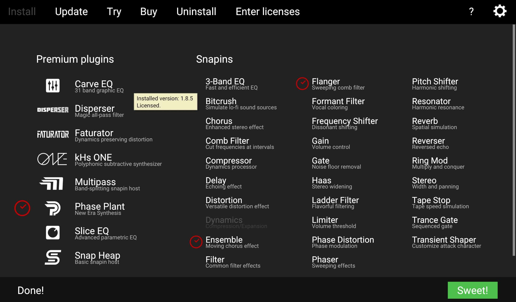 All Kilohearts Plugins Updated to v1.8.5