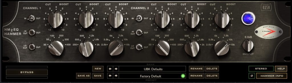 The Best EQ Plugins to Shape Your Mix 63 HAMMER DSP Kush AUdio