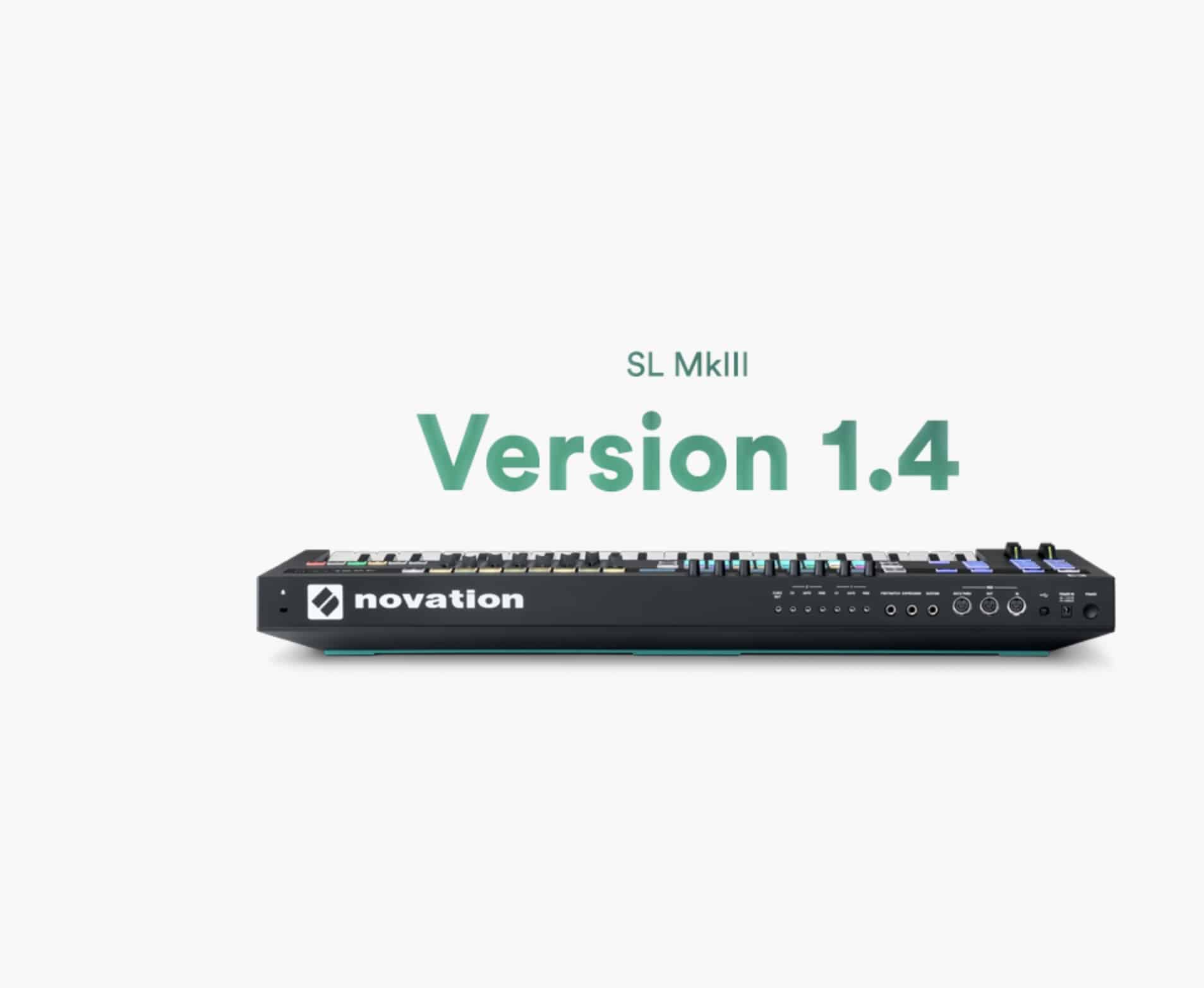 Novation SL MkIII Firmware 1.4 Comprehensive Updates