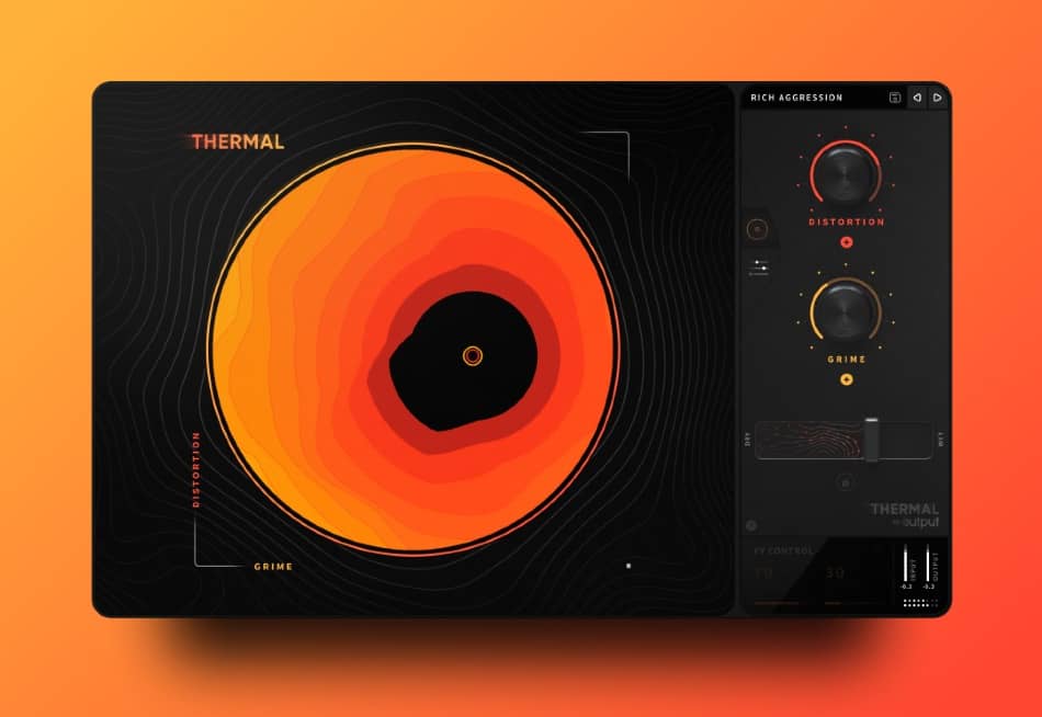 Outputs New THERMAL Interactive Distortion Plugin