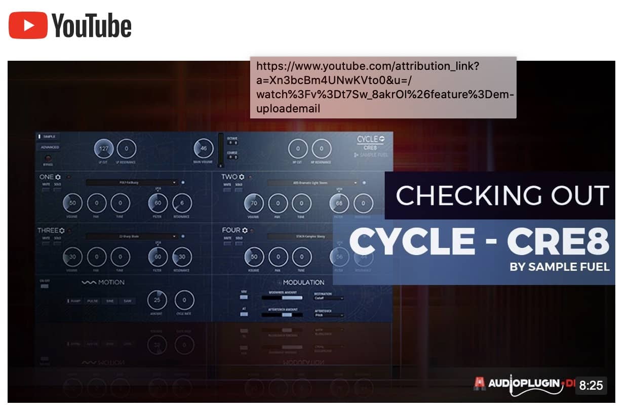 Overview Cycle-CRE8 by Sample Fuel