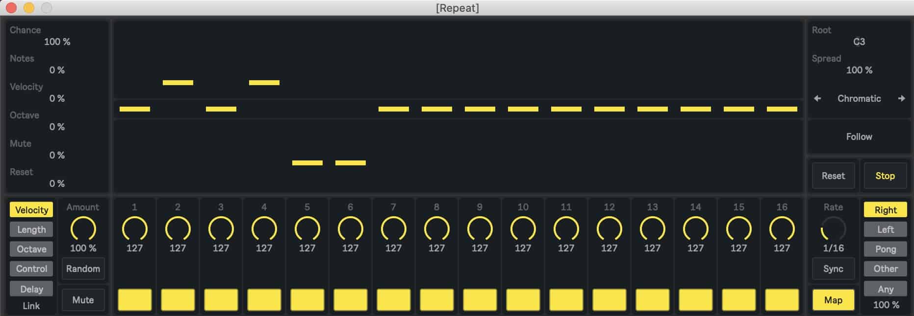Repeat Pro by Noiss Coko a MAXFORLIVE MIDI SEQUENCER