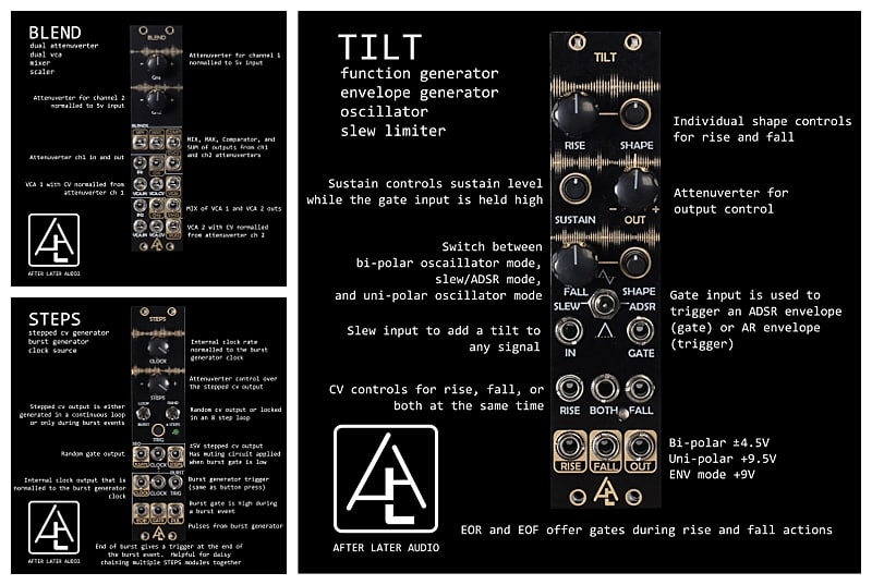 After Later Audio Expands with TILT STEPS BLEND their Heritage Line