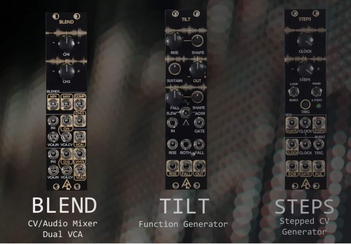 After Later Audio Launching New Dual VCA, Function Generator and CV Stepper Modules
