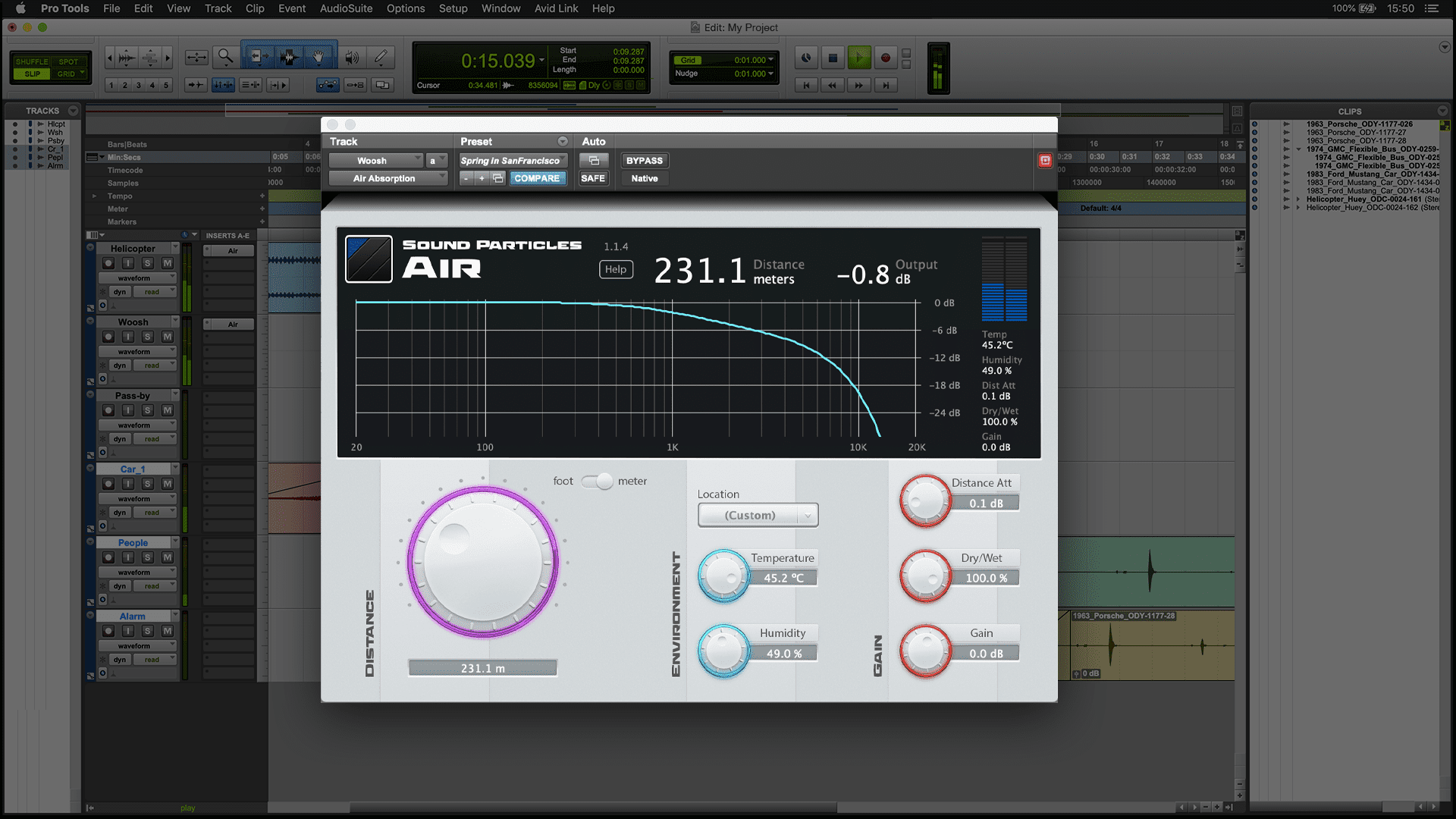 Air over Pro Tools