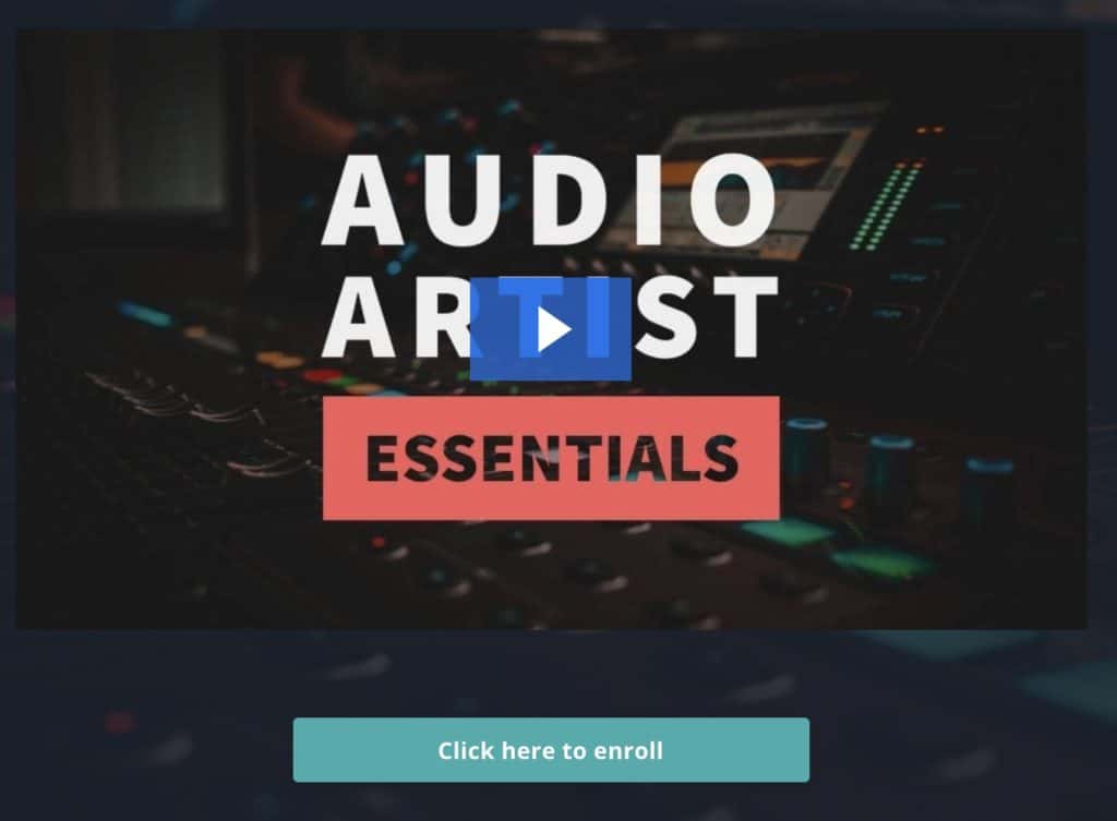 Audio Artist Essentials Course Available Now 3 Audio Artist Essentials Course Available Now