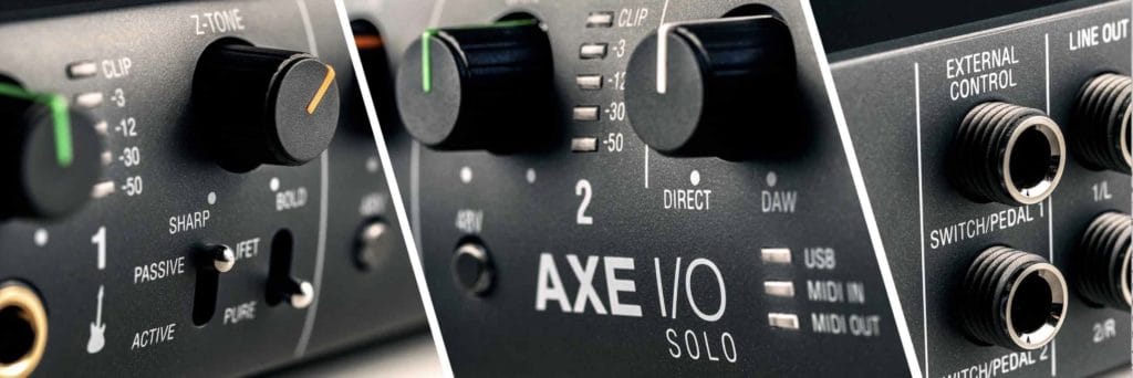 IK Multimedias AXE IO® SOLO Compact Guitar Interface with Advanced Tone Shaping