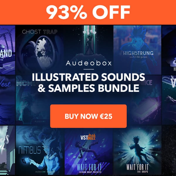 93% off “Illustrated Sounds & Samples Bundle” by Audeobox