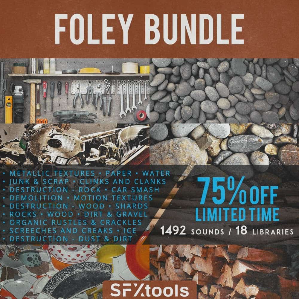 SFXtools Foley Bundle Sale