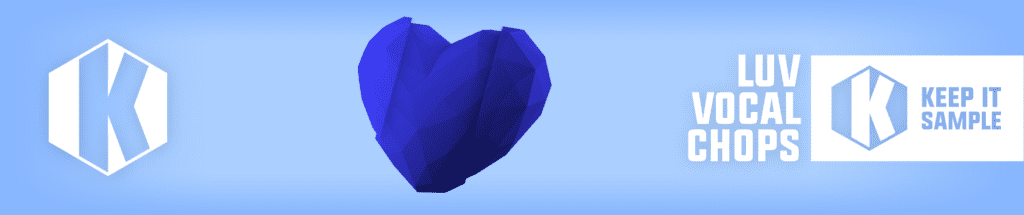 Keep It Sample - LUV Vocal Chops 4 Soundcloud Template Banner