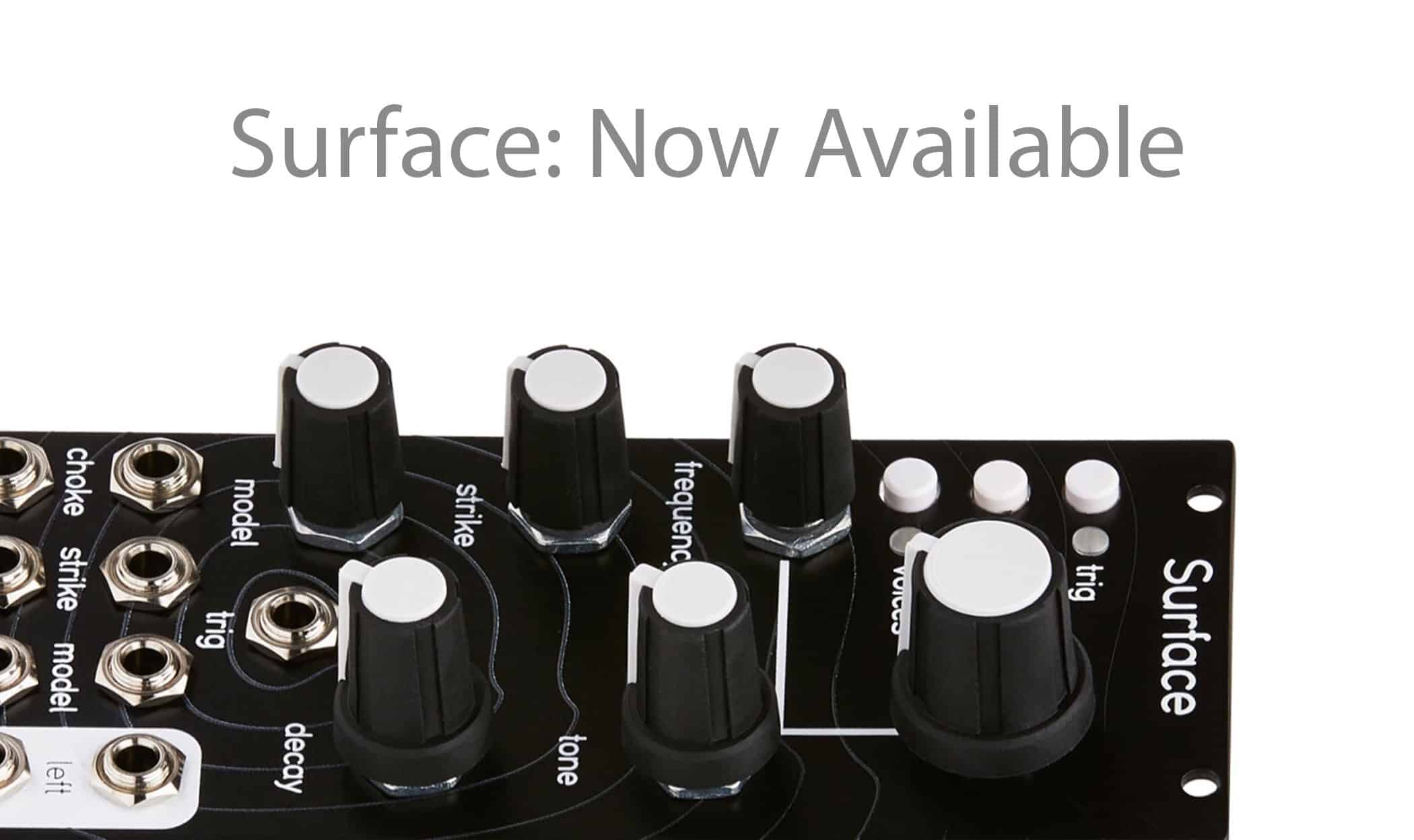 SURFACE now available – QU-BIT ELECTRONIX new Eurorack Module