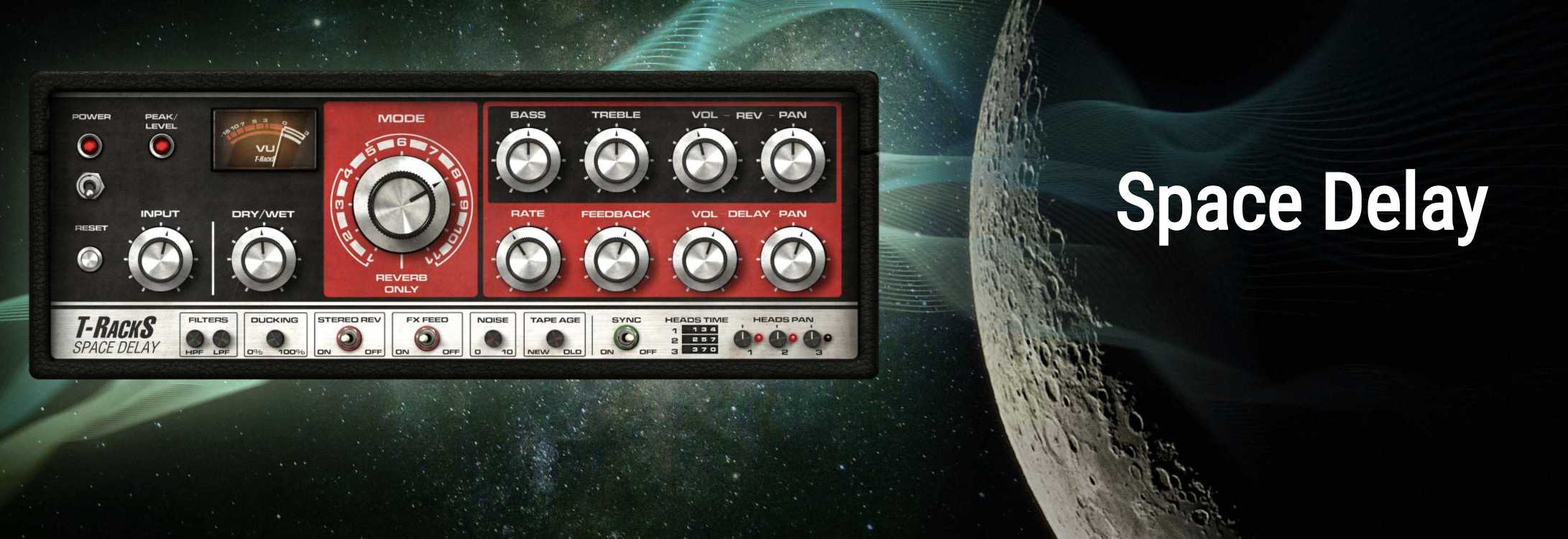 T-RackS® Space Delay Plug-in - Iconic Tape Delay Unit Emulation 31 T RackS® Space Delay Plug in Iconic Tape Delay Unit Emulation