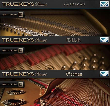 TRUE KEYS PIANO BUNDLE by VI LABS 6 TRUE KEYS PIANO BUNDLE by VI LABS threepianos