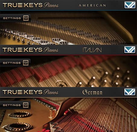 TRUE KEYS PIANO BUNDLE by VI LABS threepianos