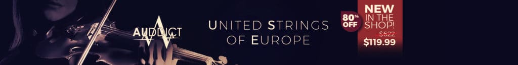 United Strings of Europe by Auddict SLIDER new in the shop with pricing on