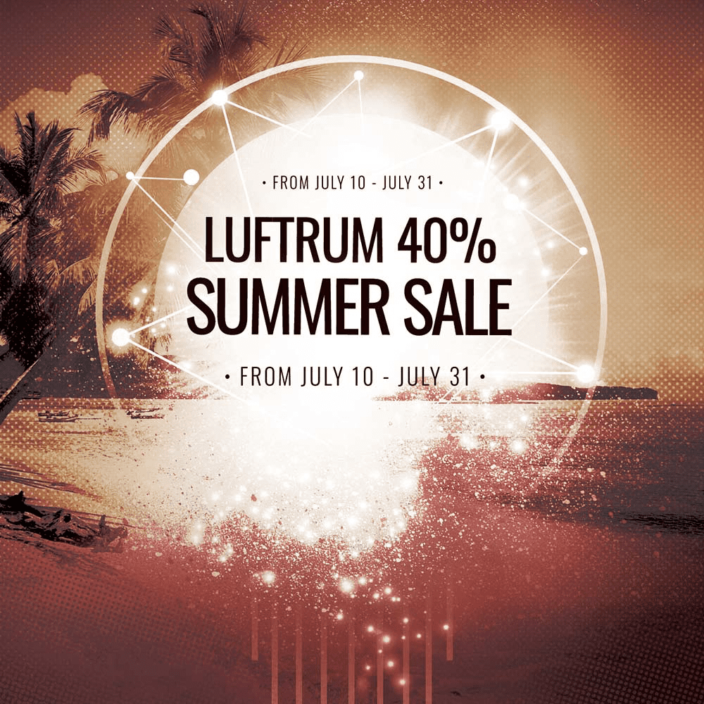 Luftrum 40% Summer Sale