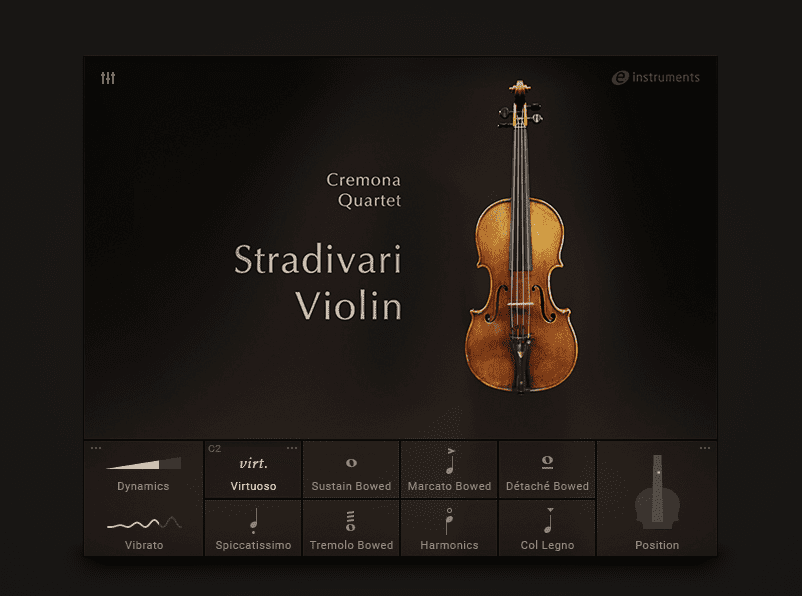 Stradivari Violin a Historical Masterpiece Recreation by e-instruments