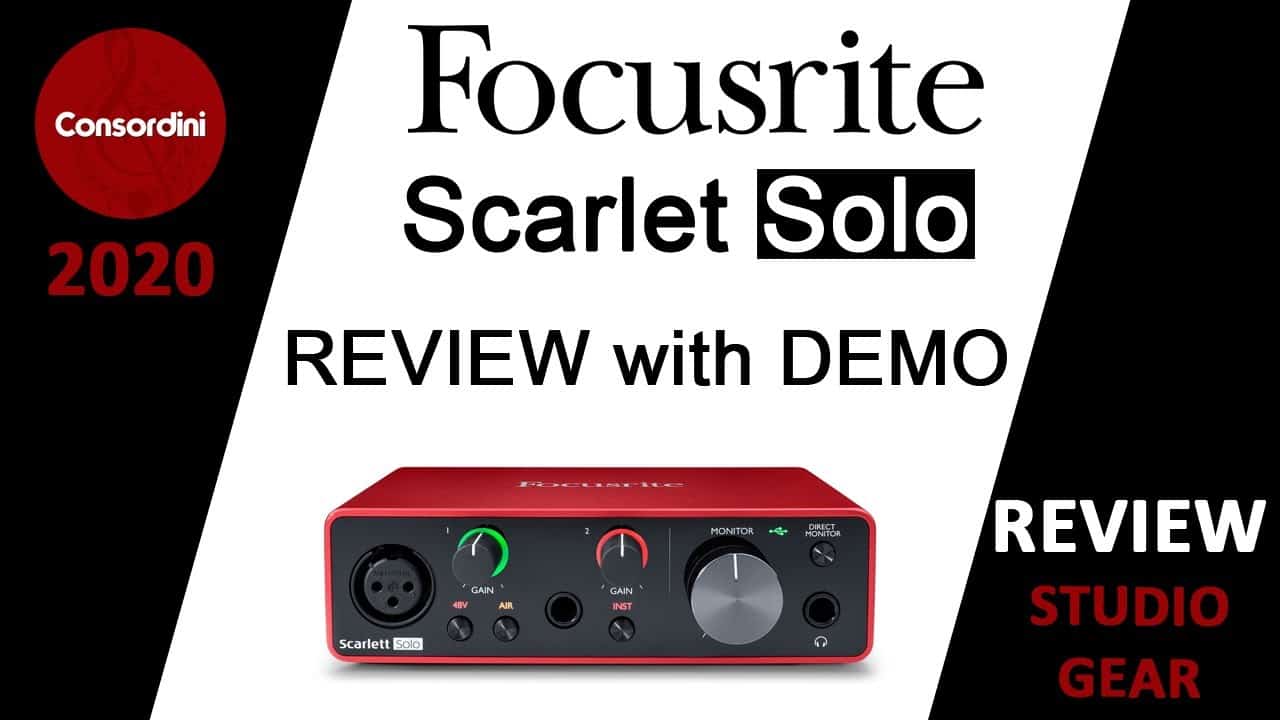 Focusrite Scarlett Solo Video Review