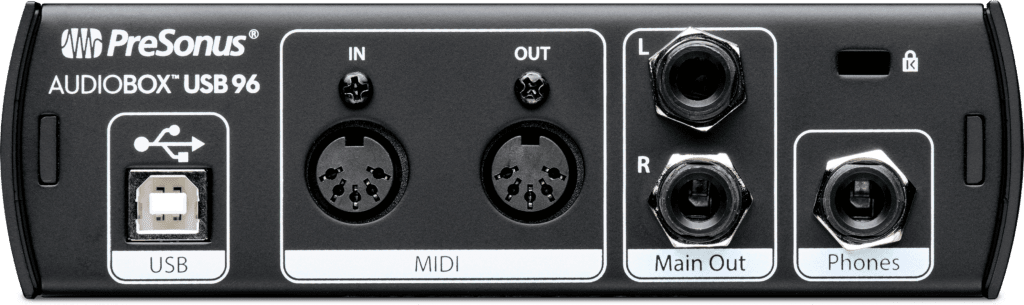 PreSonus Releases AudioBox USB 96 Interface as an 25th Anniversary Edition 5 presonus 25yr audiobox 96 back 4000x1191