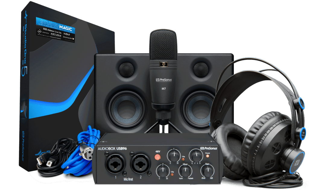 PreSonus Releases AudioBox USB 96 Interface as an 25th Anniversary Edition 4 presonus 25yr audiobox 96 studio ultimatebundle 3900x2397