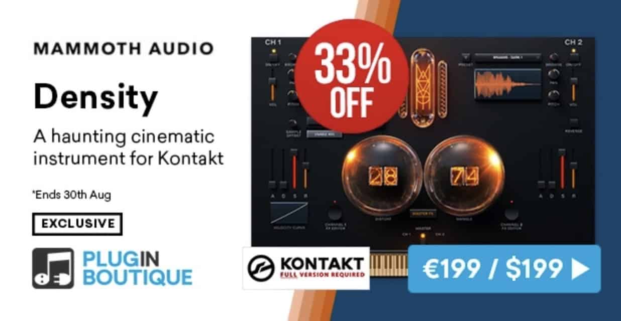 Mammoth Audio Density Introductory Sale