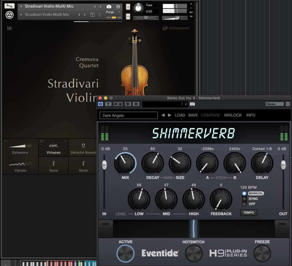 Eventide ShimmerVerb Stradivari Violin