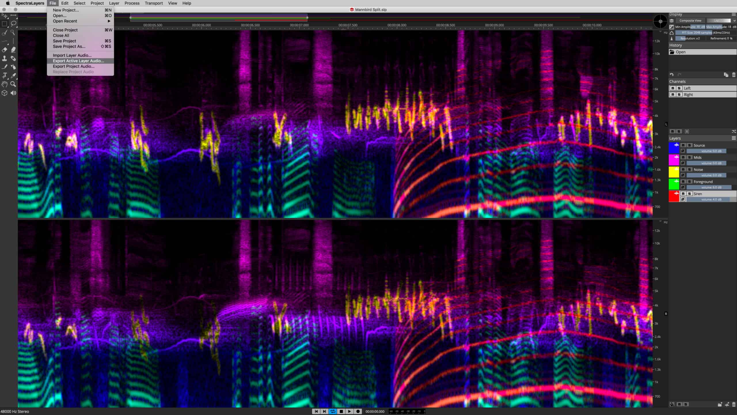 SpectraLayers 7 Now AI-Powered 31 Export Active Layer Full Screen 1 scaled