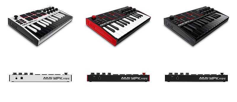MIDI controller MPK mini mk3 color options