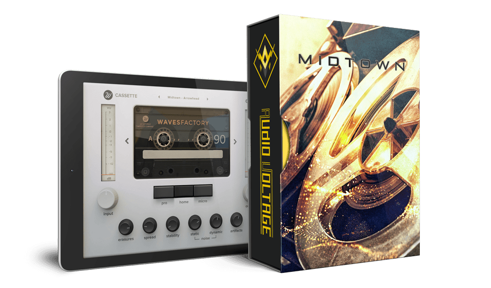 Characteristic Preset Library for Wavesfactory Cassette 3 Midtown Mock Up Tablet Software Gallery