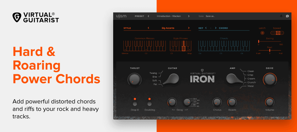 UJAM IRON Sale 3 Plugin Boutique UJAM Artwork VG Iron