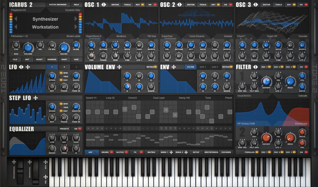 Tone2 Icarus2 screenshot