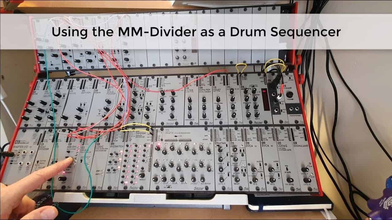 AE Modular Beginner Course – Getting Started 10 – Sequencing Drums with MM-Divider