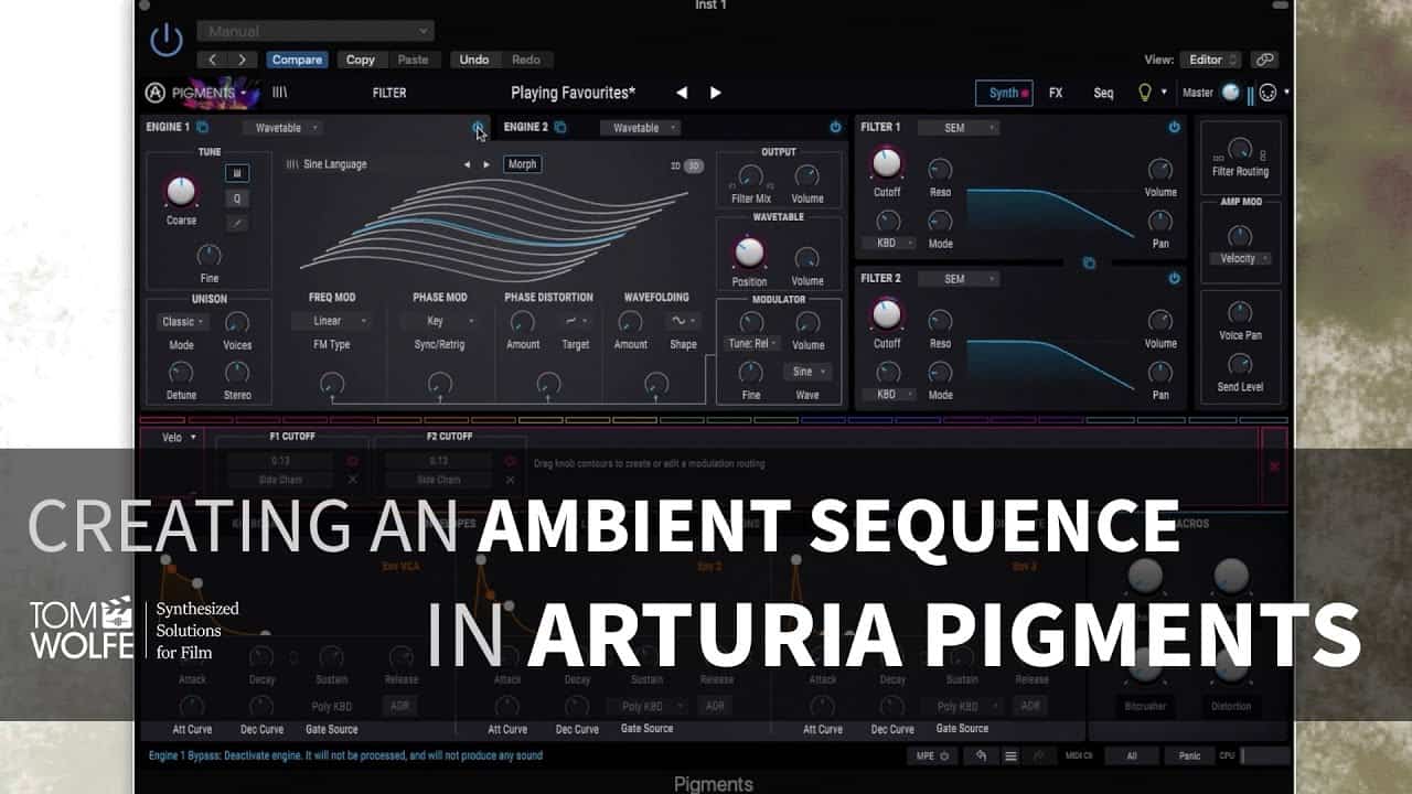 Pigments: Creating An Ambient Sequence