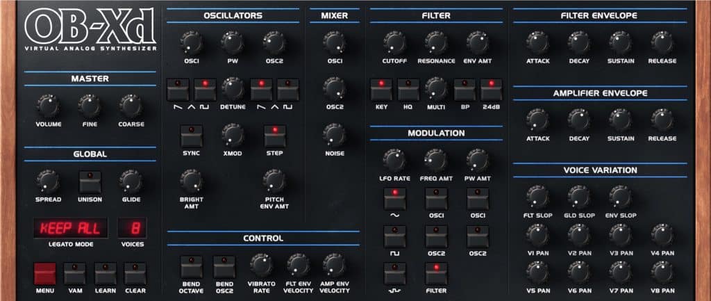 discoDSP's Released OB-Xd Oberheim Based Synth 2.0 3 obxd20 ilkka rosma