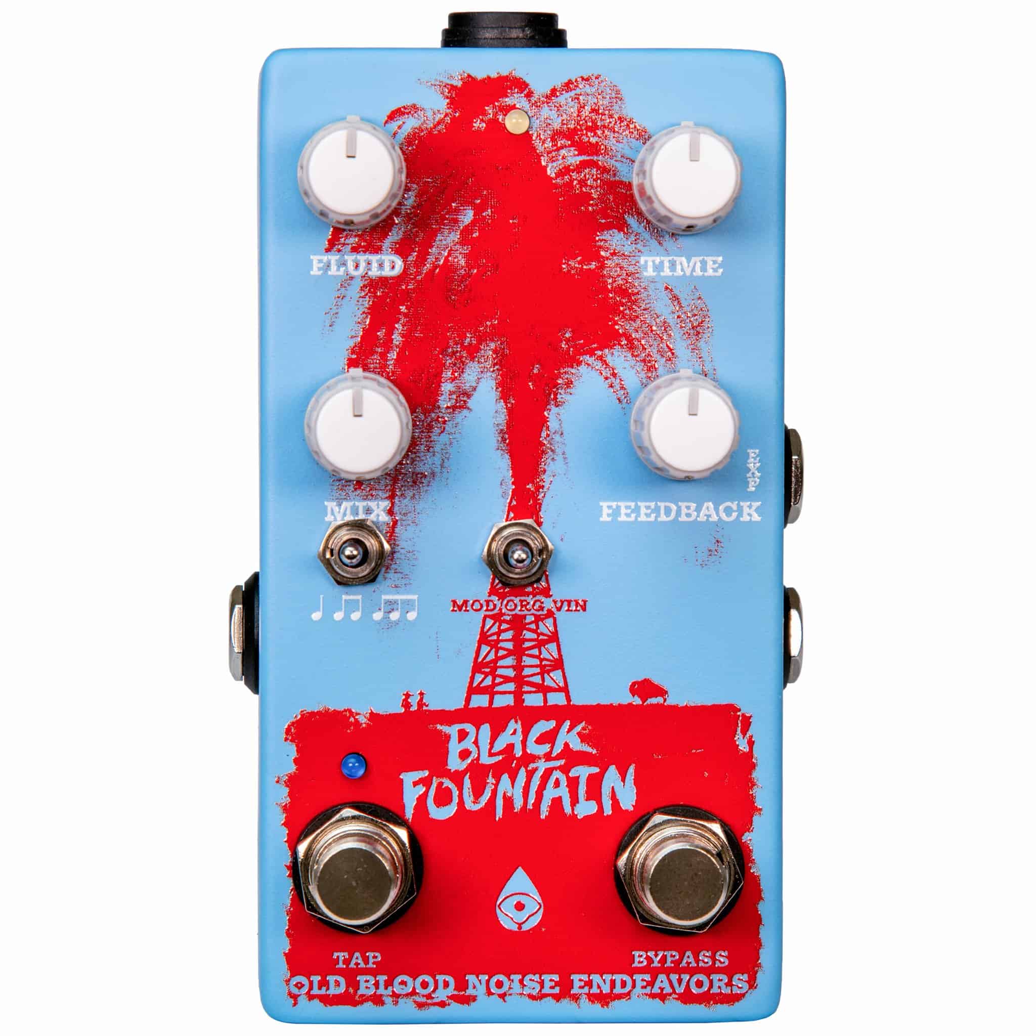 Old Blood Noise Black Fountain W/Tap Tempo Chicago Blue – Pre-Order