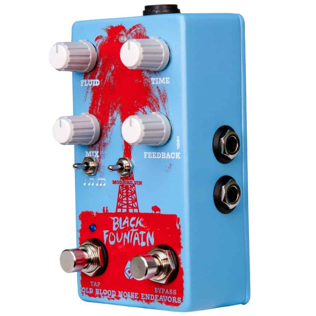 Old Blood Noise Black Fountain W/Tap Tempo Chicago Blue - Pre-Order 4 BlackBobbinBF Left 1024x1024@2x