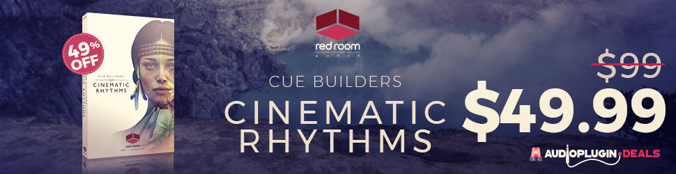 Cue Builders Cinematic Rhythms by Red Room Audio 970x250 1