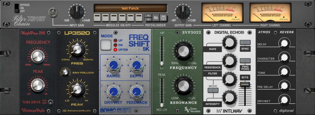 ES204 Filter Delay & Filter Chain X8187 by Ekssperimental Sounds 4 Filter Chain X8187 by Ekssperimental Sounds