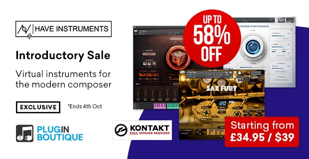 Exclusive Have Instruments Introductory Sale At Plugin Boutique