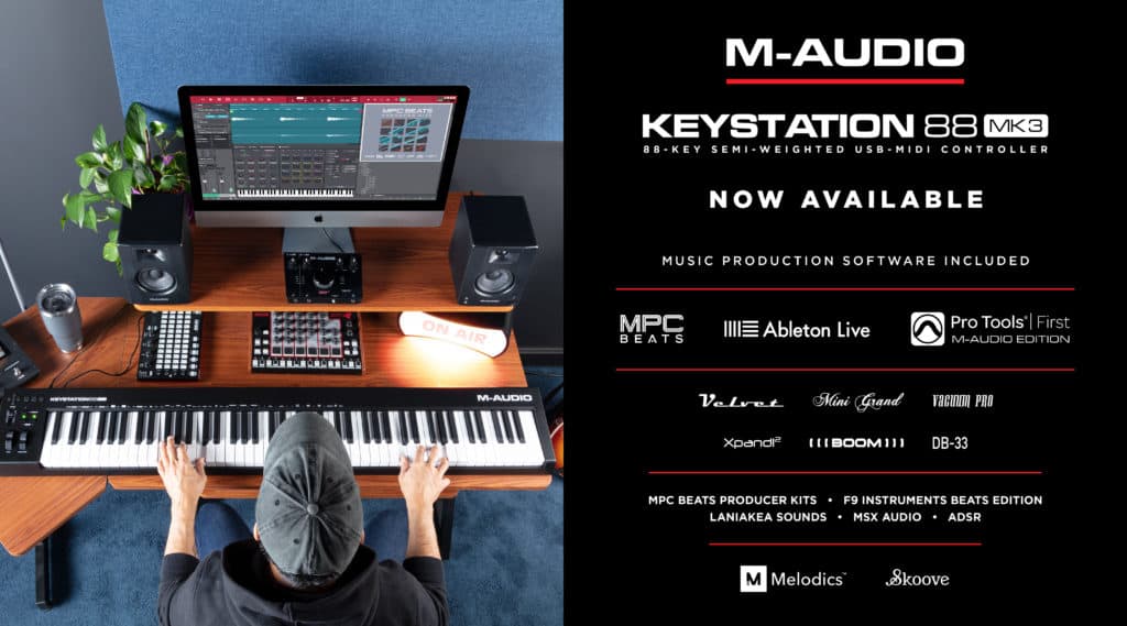 M-Audio Launches Keystation 88 MK3 2 K88MK3